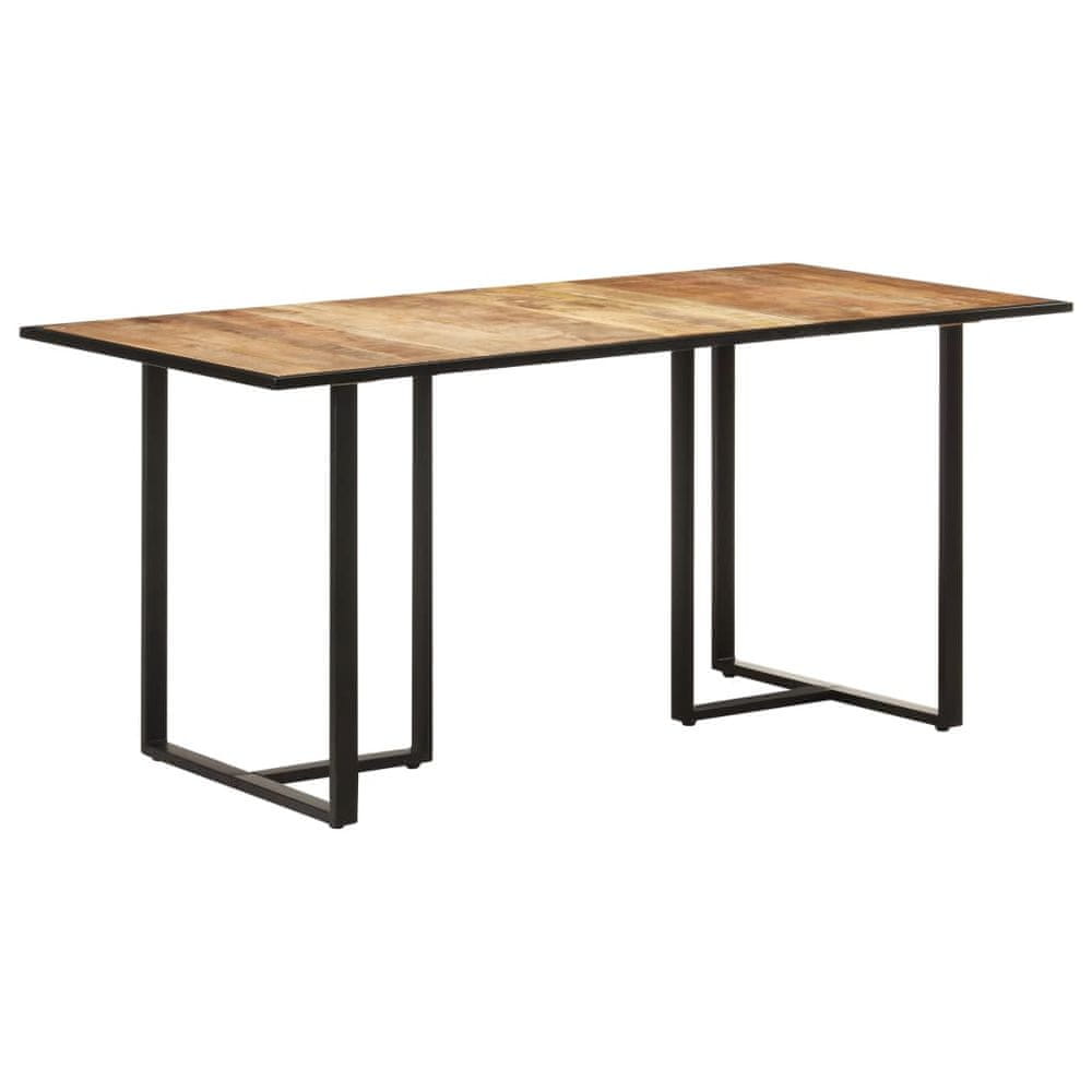 Petromila vidaXL Jedálenský stôl 160 cm surové mangovníkové drevo